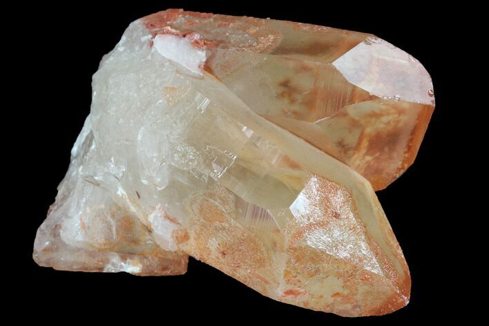 Natural, Red Quartz Crystal Cluster - Morocco #88914
